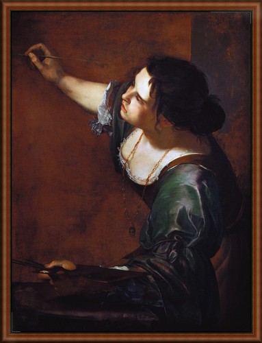 Allegory of Painting (Self-Portrait) by Gentileschi