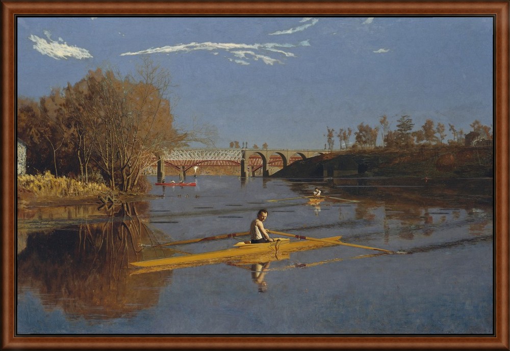 Schmitt in a Single Scull by Eakins