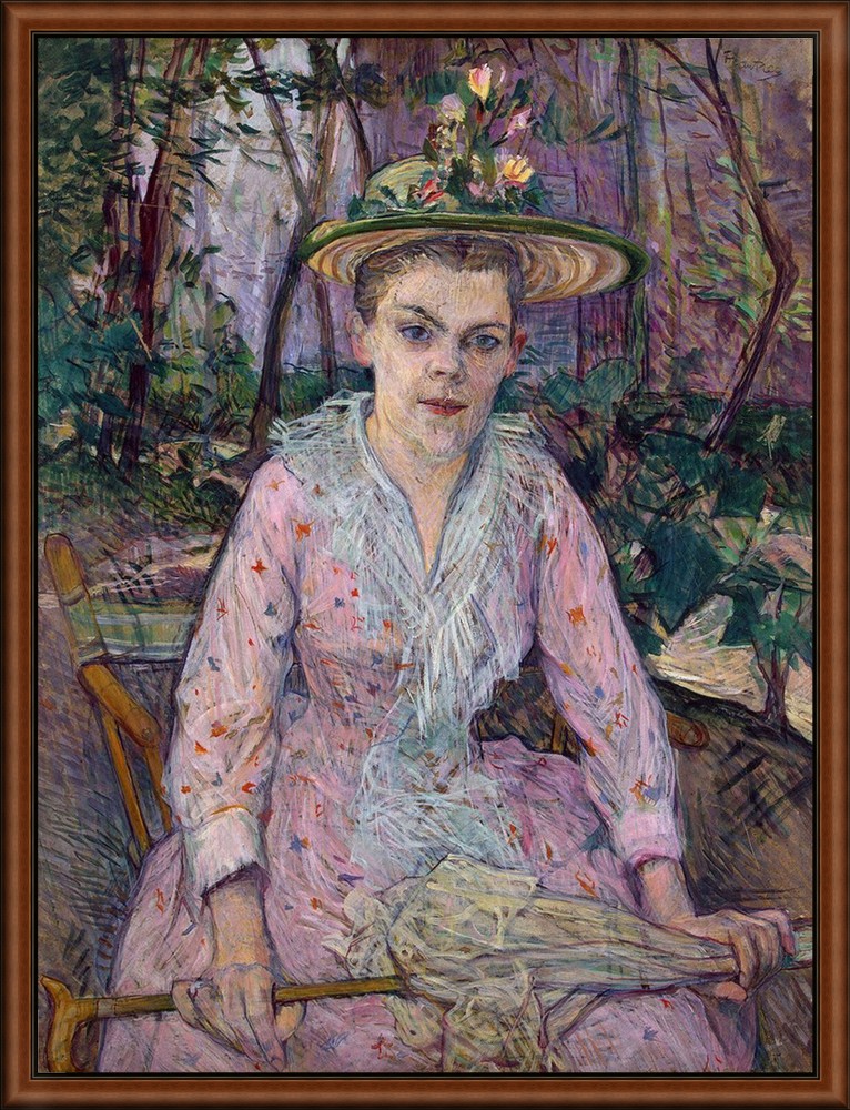 Woman with an Umbrella, 1889 by Toulouse-Lautrec