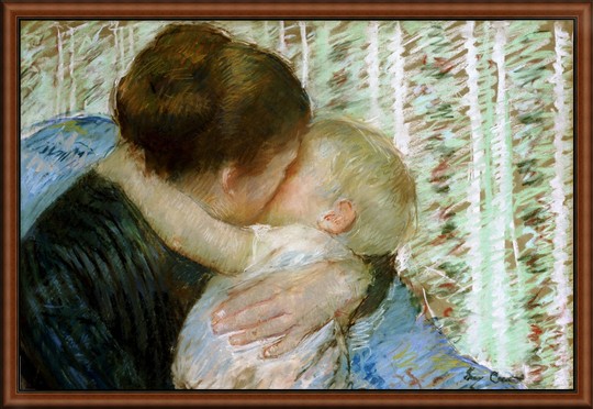 A Goodnight Hug by Cassatt