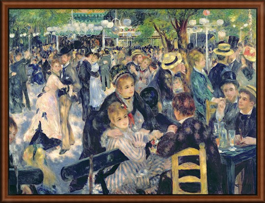Ball at the Moulin de la Galette by Renoir