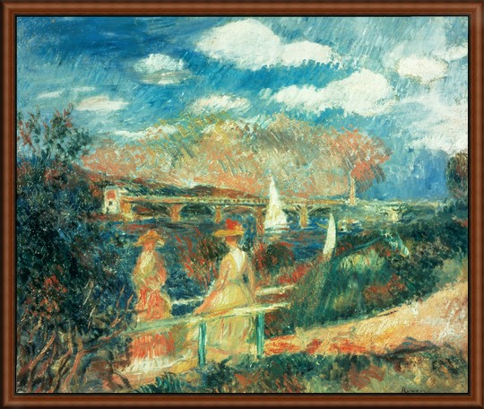 Banks of the Seine at Argenteuil by Renoir