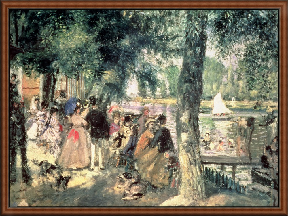 Bathing on the Seine by Renoir