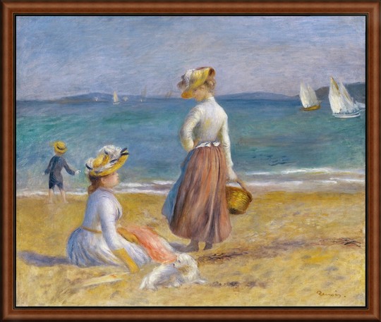 Figures on the Beach by Renoir