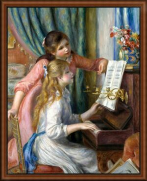 Two Girls at the Piano by Renoir