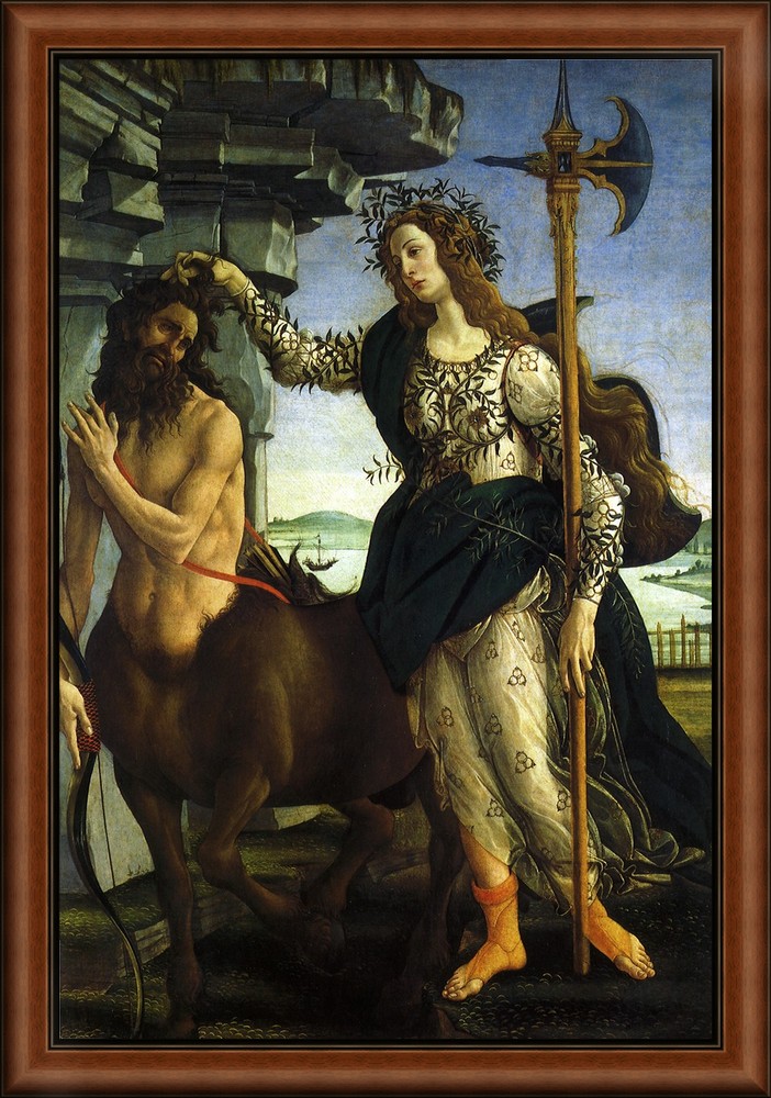 athena and centaur by Botticelli