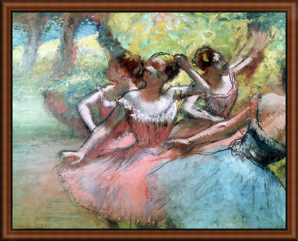 Four Ballerinas by Degas