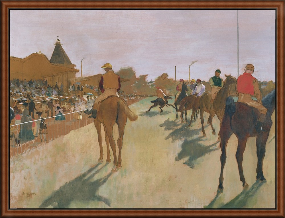 The Parade by Degas