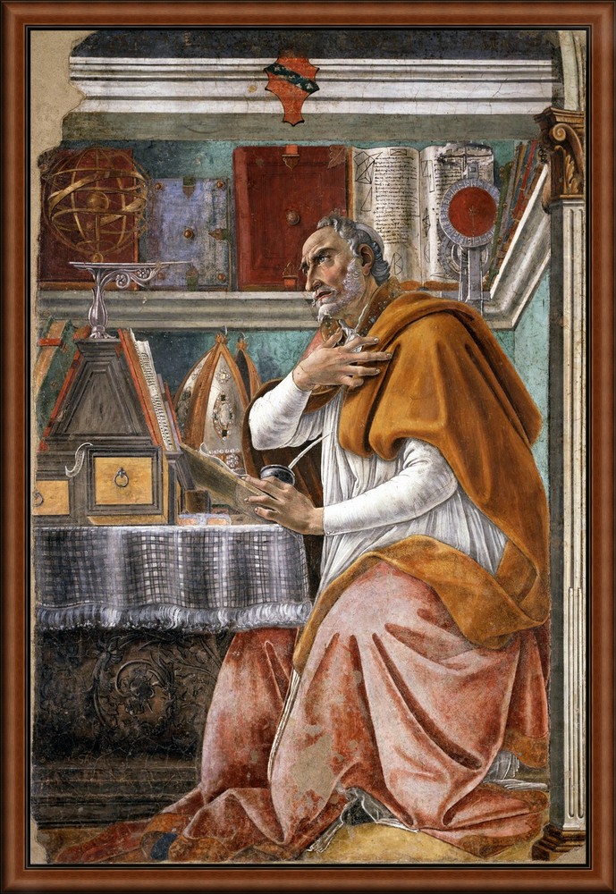 Saint Augustine by Botticelli