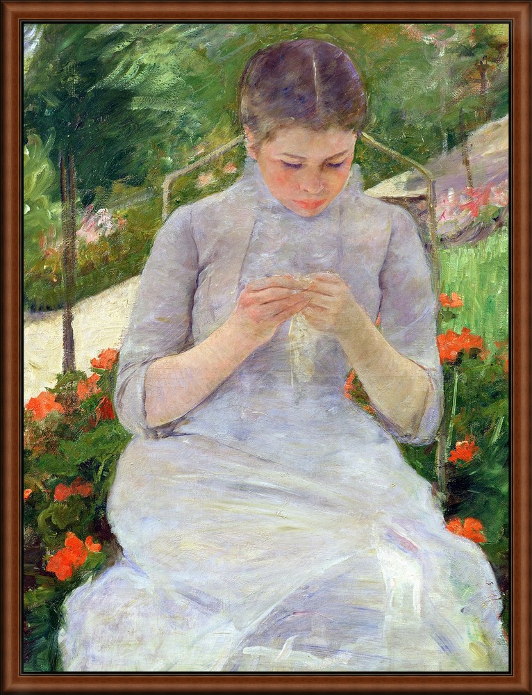 Sewing by Cassatt