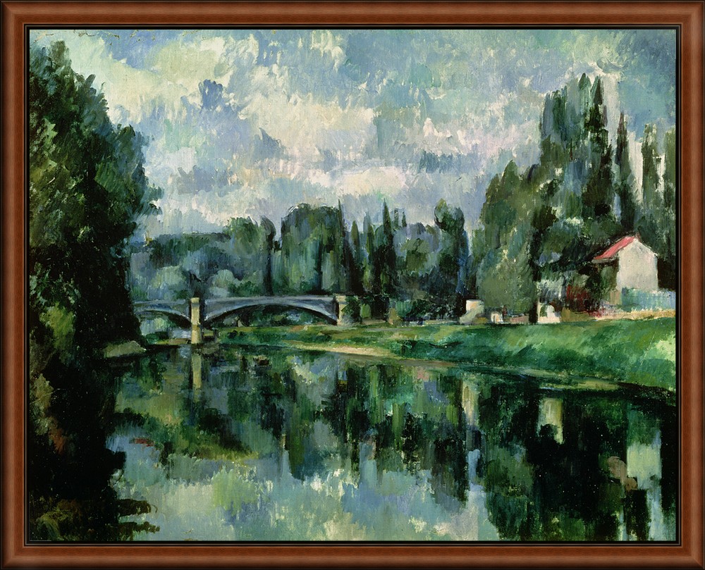 The Banks of the Marne at Creteil by Cezanne
