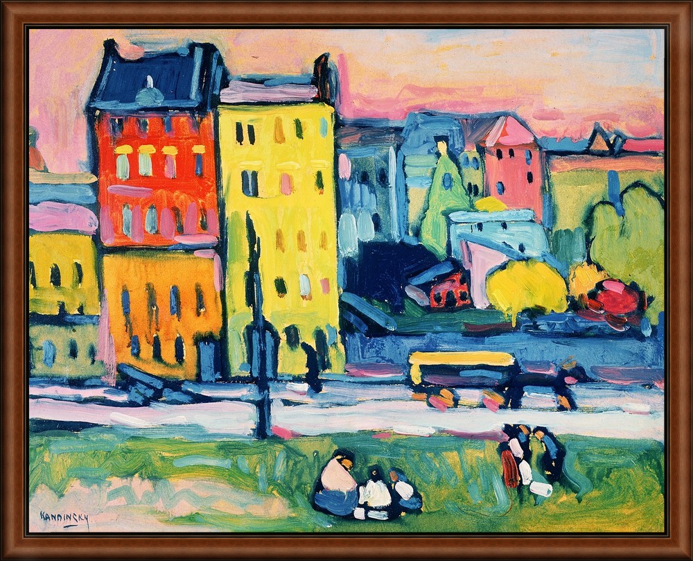 Houses in Munich by Kandinsky