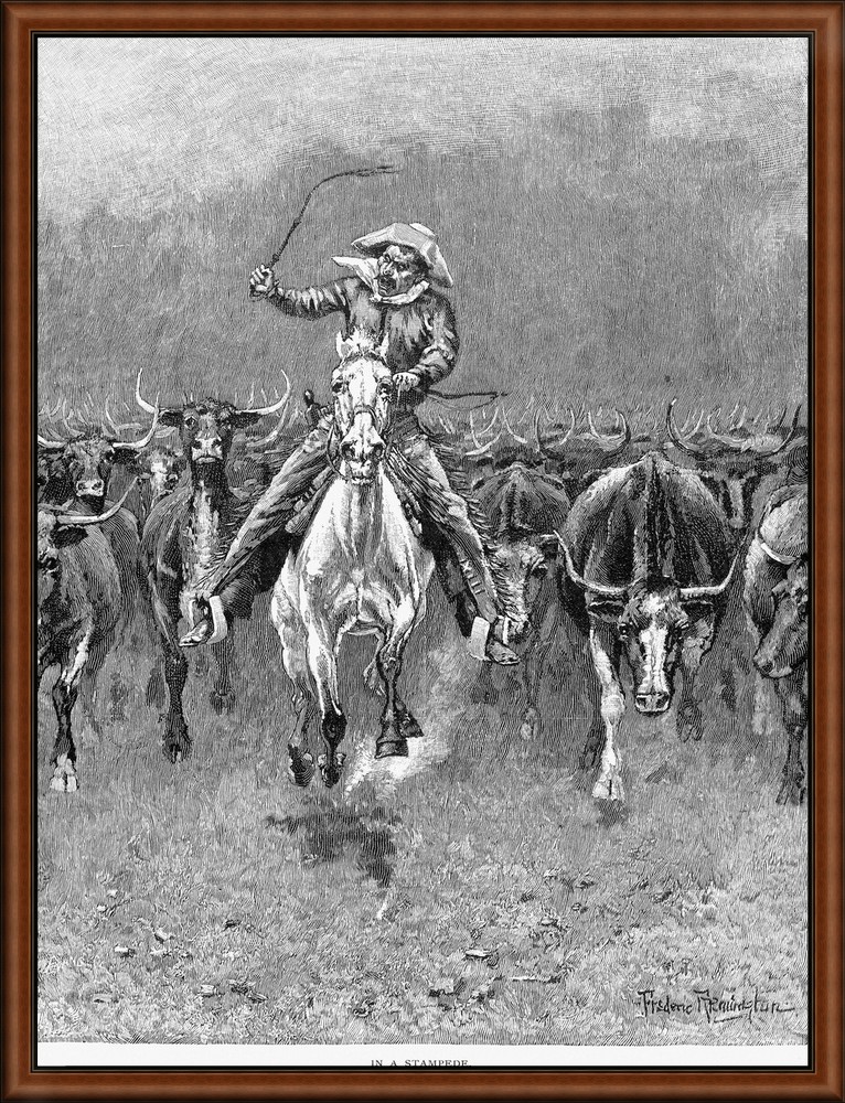 In a Stampede by Remington