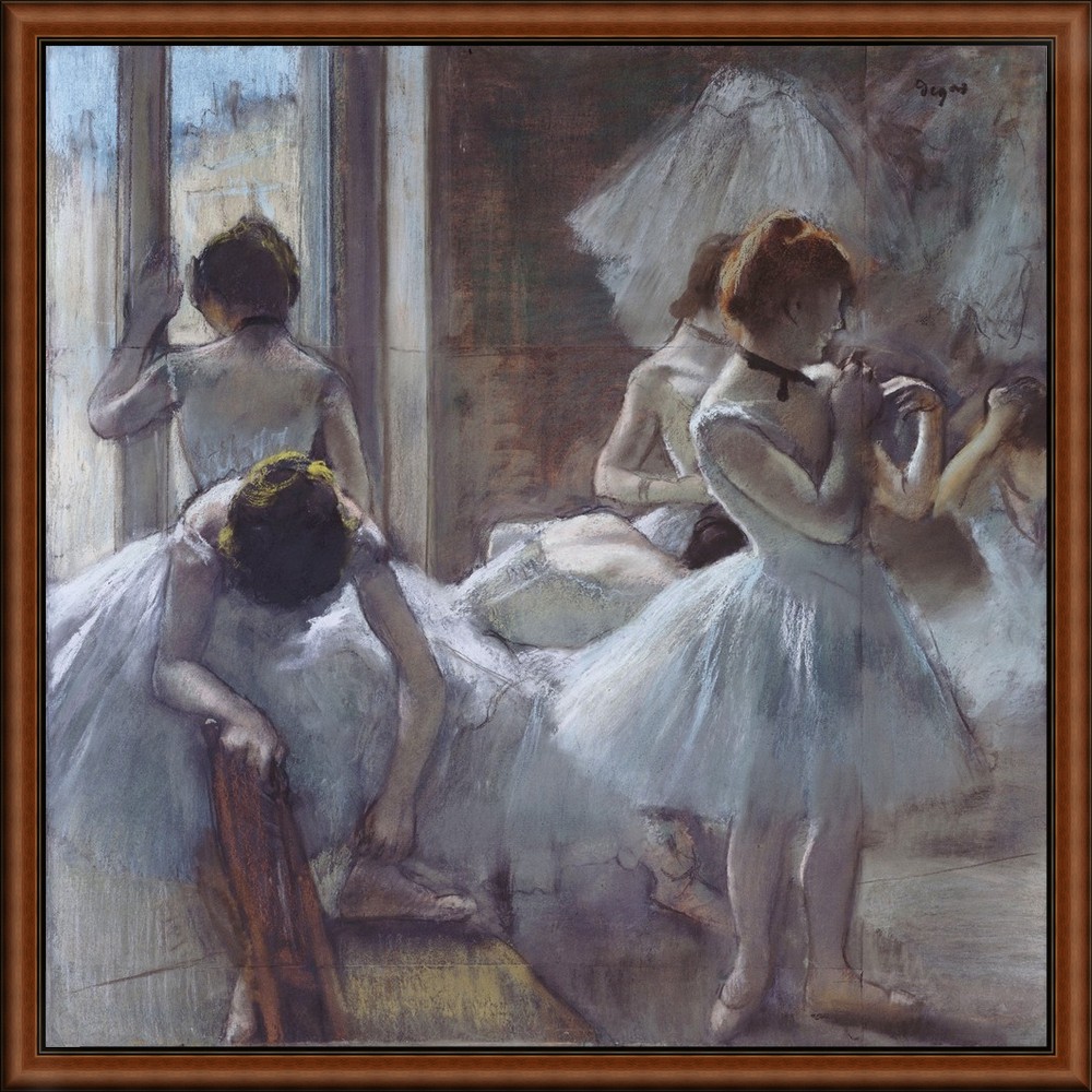 The Ballet Class by Degas