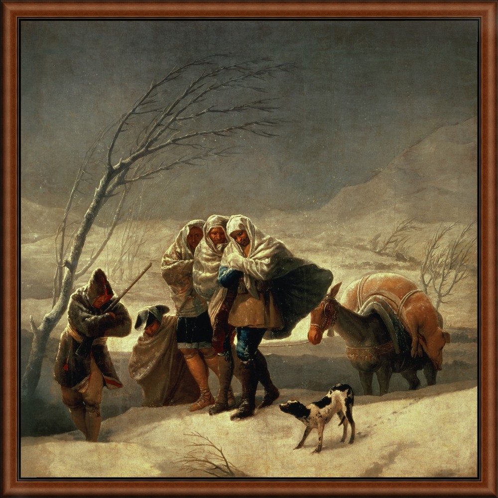 The Snowstorm by Goya