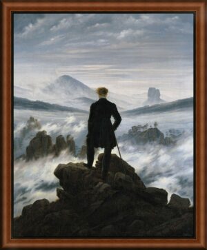 The Wanderer Above the Sea of Fog by Friedrich