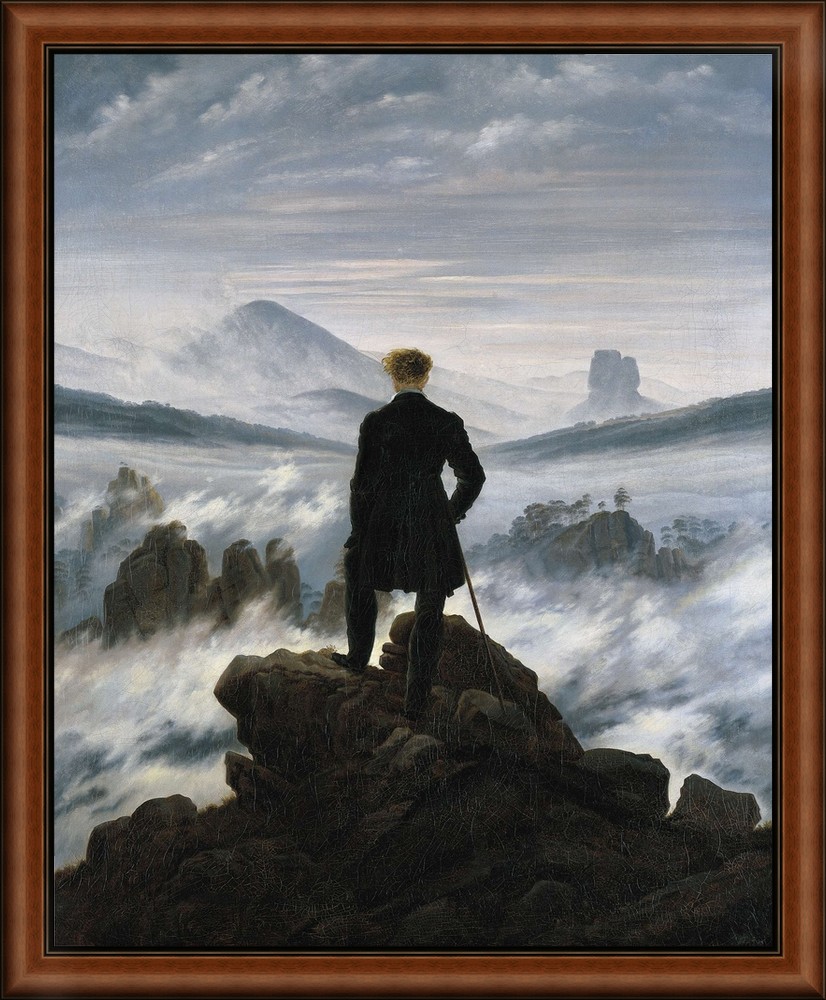 The Wanderer Above the Sea of Fog by Friedrich