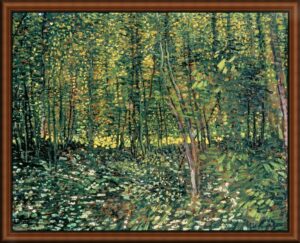 Trees and Undergrowth by Van Gogh