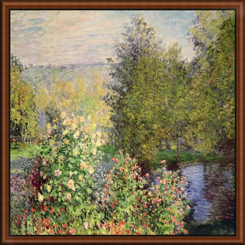 A Corner of the Garden at Montgeron by Monet