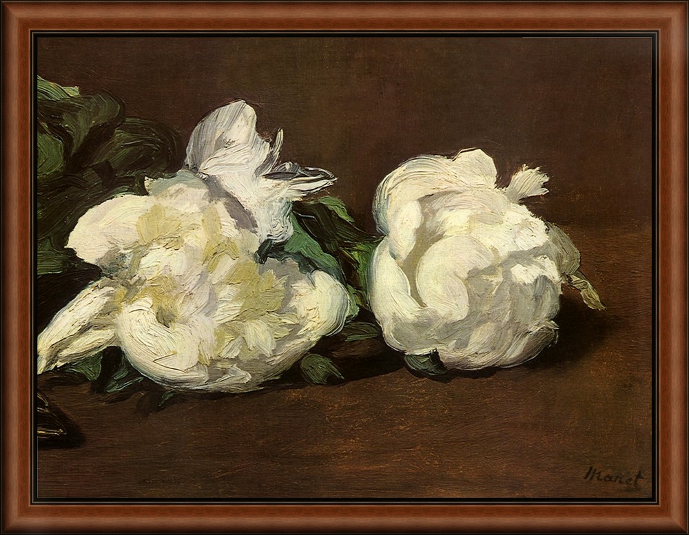 Bunch of Peonies and Pruing Shears by Manet