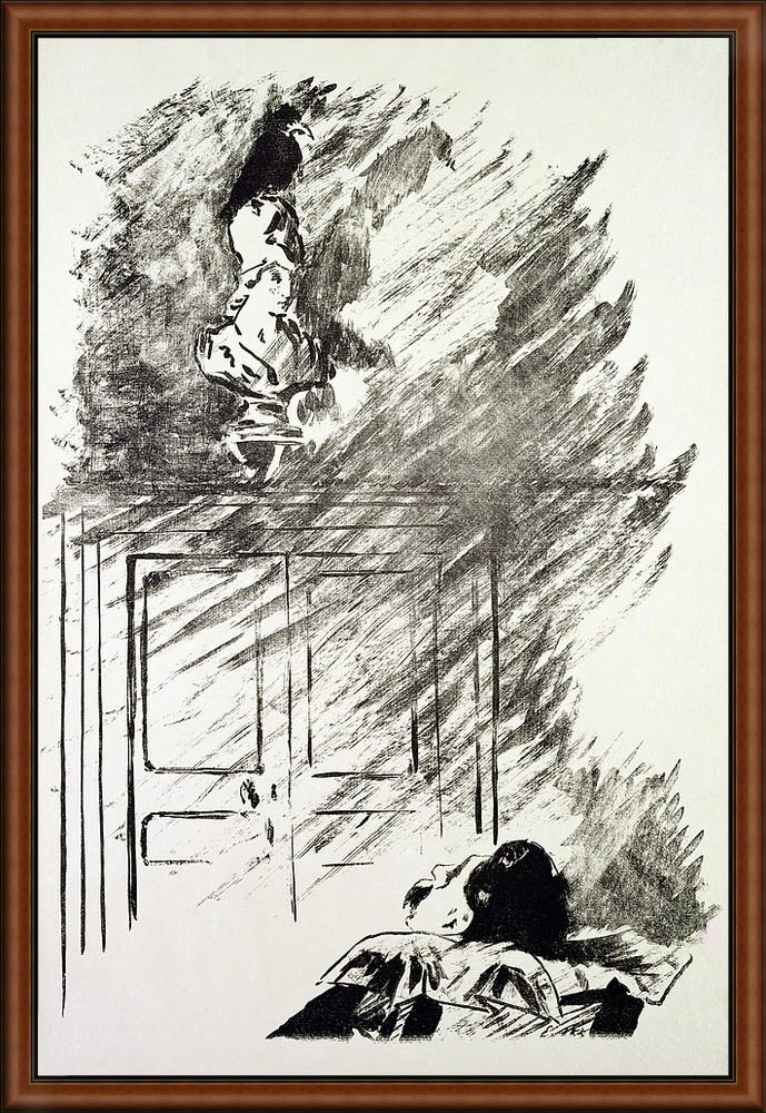 Illustration from the Raven by Manet