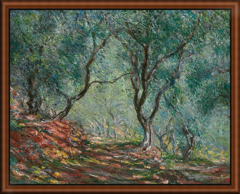 Olive Trees in the Moreno Garden by Monet
