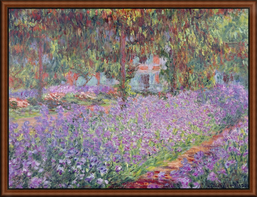 The Artists Garden at Giverny by Monet