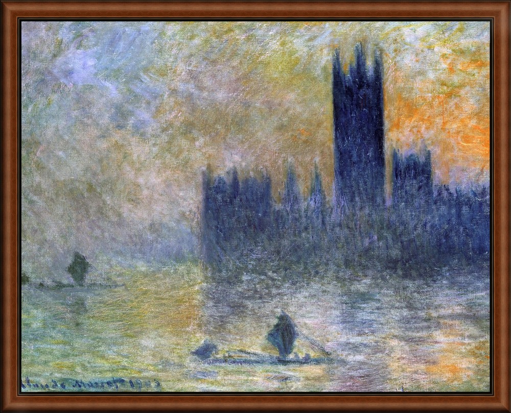 The Houses of Parliament (Effect of Fog) by Monet