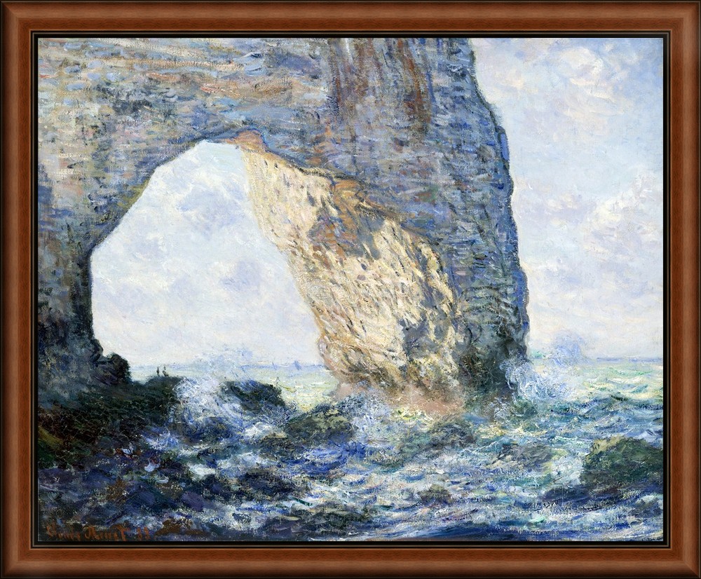 The Manneporte (Etretat) by Monet
