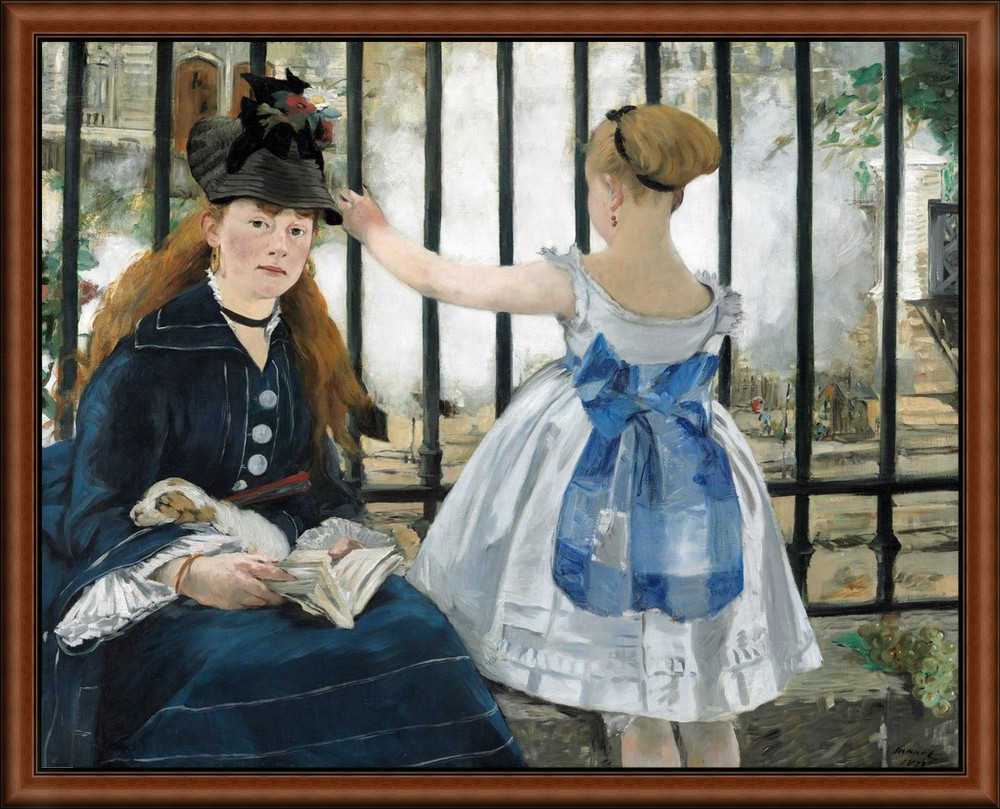 The Railway by Manet