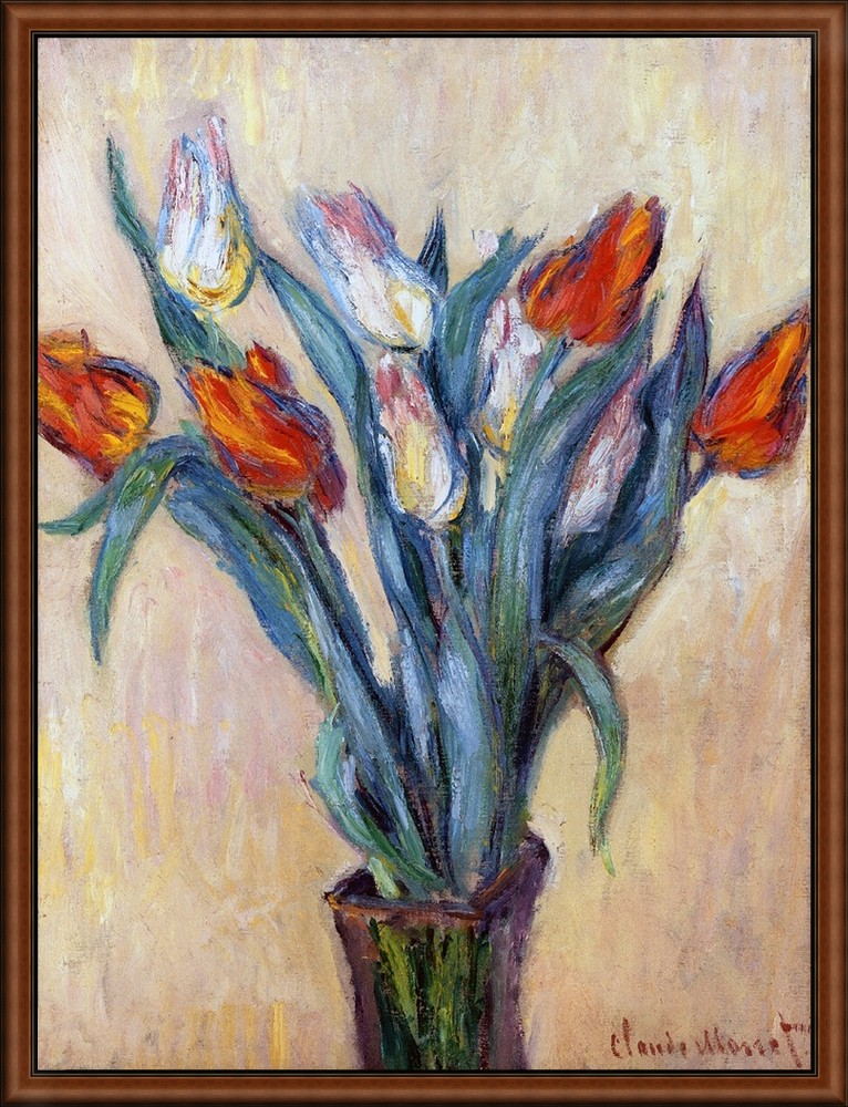 Tulips, 1885 by Monet