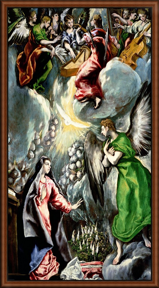 Annunciation by El Greco