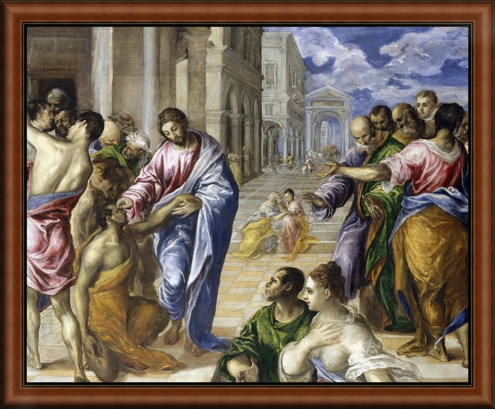 Christ Healing the Blind by El Greco
