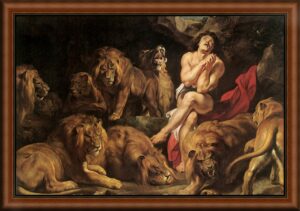 Daniel in the Lions Den by Rubens