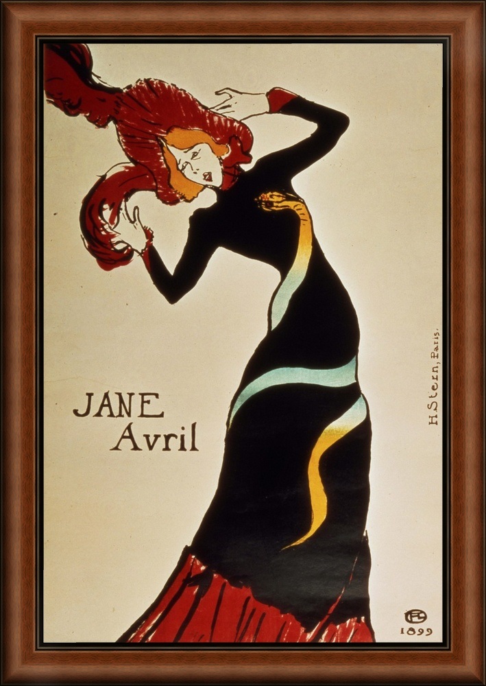 Jane Avril by Toulouse-Lautrec