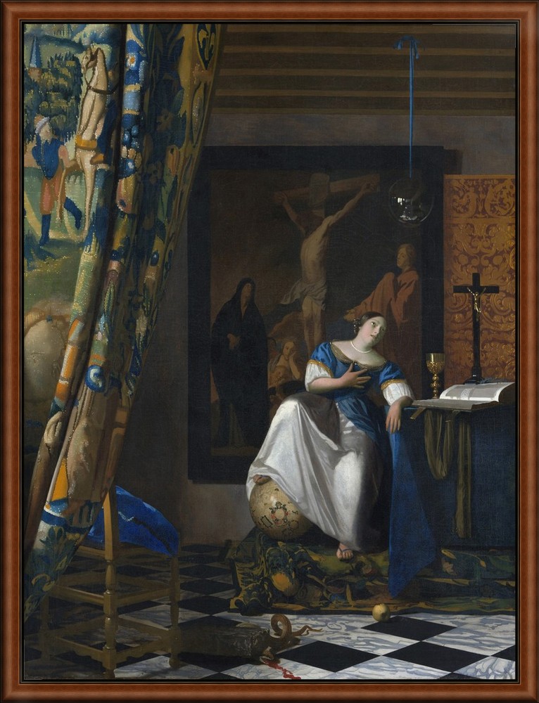 Allegory of the Catholic Faith by Vermeer