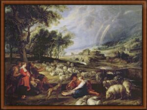 Landscape with a Rainbow by Rubens