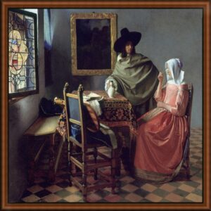 The Glass of Wine by Vermeer