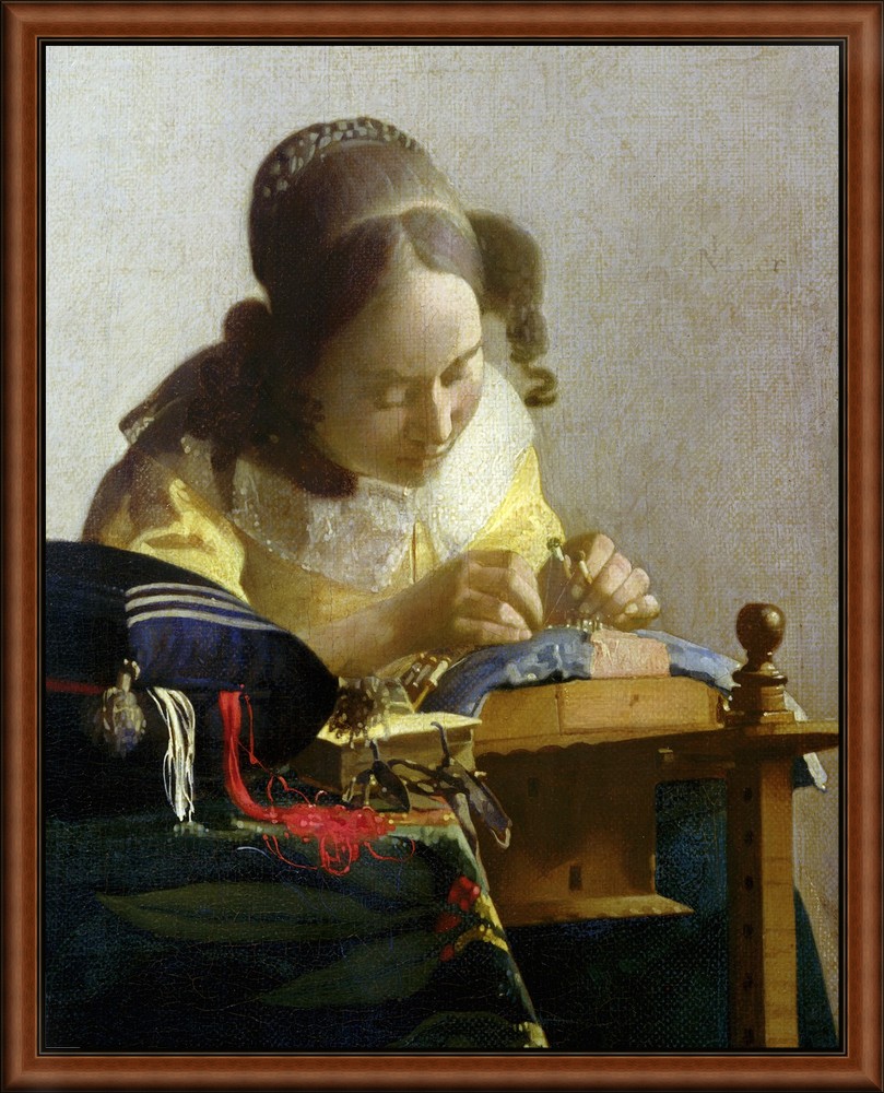 The Lacemaker by Vermeer