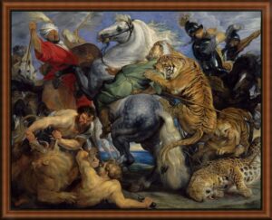 The Tiger Hunt by Rubens