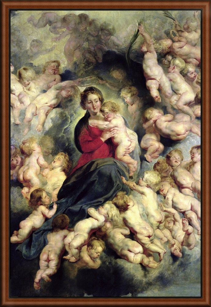 The Virgin and Child Surrounded by the Holy Innocents by Rubens