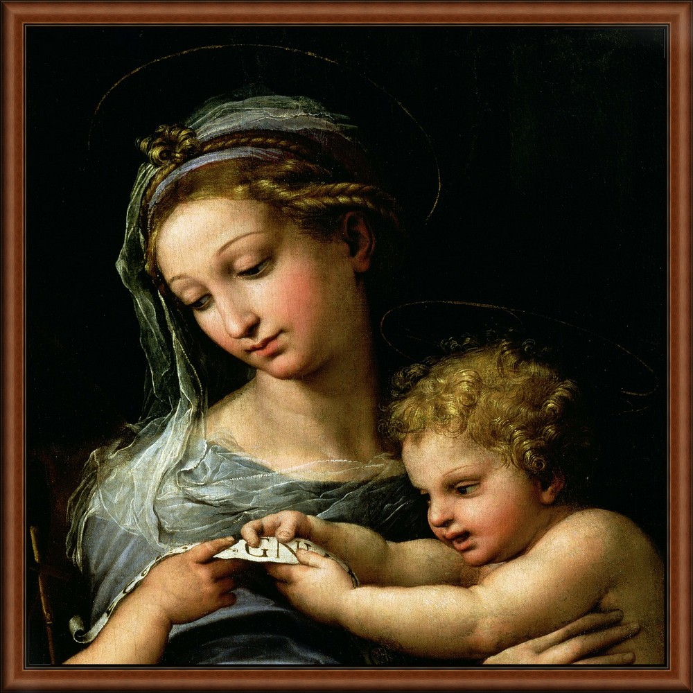 The Virgin of the Rose by Raphael